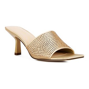 London Rag Beatrice Women's Heeled Slide Sandals