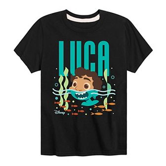 Disney's Luca Boys 8-20 Half Human Half Sea Monster Graphic Tee