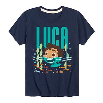 Disney's Luca Boys 8-20 Half Human Half Sea Monster Graphic Tee