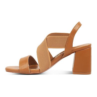 London Rag Women's Block Heel Sandals