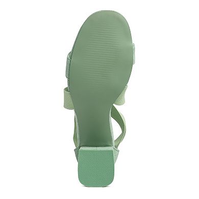 London Rag Women's Block Heel Sandals