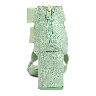 London Rag Women's Block Heel Sandals
