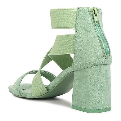 London Rag Women's Block Heel Sandals