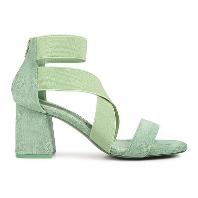 London Rag Women's Block Heel Sandals