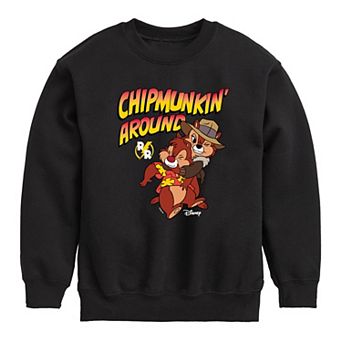 Disney's Chip 'N Dale Boys 8-20 Chipmunkin Around Crew Fleece Sweatshirt