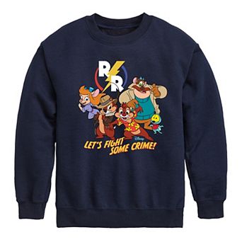 Disney's Chip 'N Dale Boys 8-20 Lets Fight Some Crime Fleece Sweatshirt