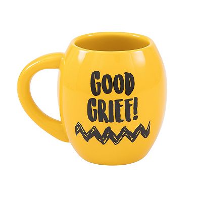 Charlie Brown Good Grief 18-oz. Oval Ceramic Mug