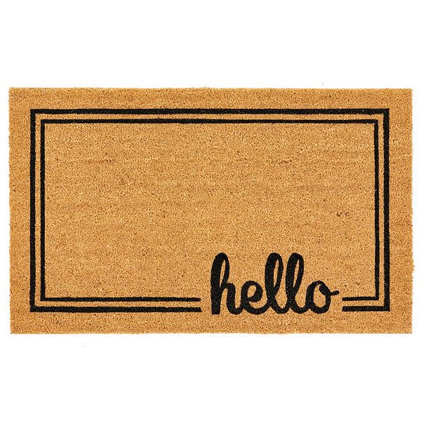 Cursive Welcome Doormat, 17 x 29