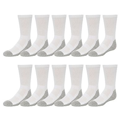 Boys 8-20 Tek Gear 12-Pack Lightweight Crew Performance Socks