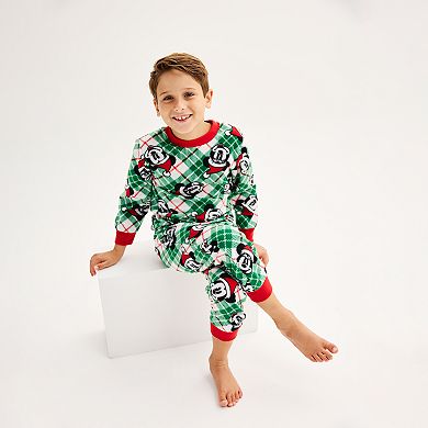 Disney's Mickey Mouse & Minnie Mouse Boys 4-12 Top & Bottoms Pajama Set by Jammies For Your Families®