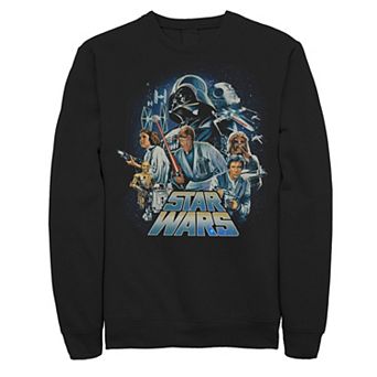 Big & Tall Star Wars Classics A New Hope Poster Sweatshirt