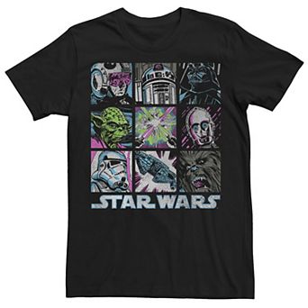 Big & Tall Star Wars 9 Up Wars Tee