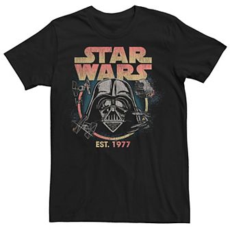 Big & Tall Star Wars Vader Dark Helm Tee