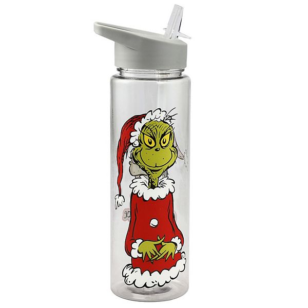 Dr. Seuss Resting Grinch Face Water Bottle - Grandpa Joe's Candy Shop