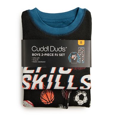 Boys 6-12 Cuddl Duds 2-Piece Pajama Set