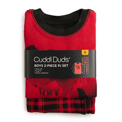 Boys 6-12 Cuddl Duds 2-Piece Pajama Set