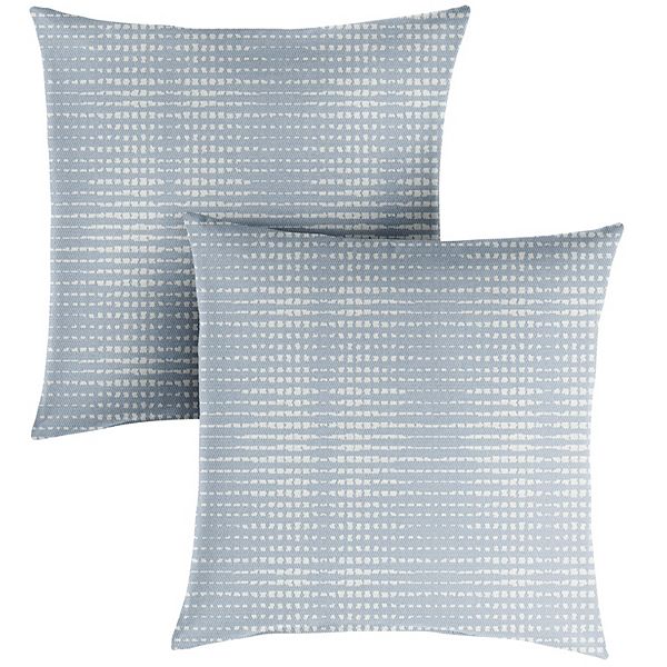 Sorra Home Outdoor/Indoor Knife Edge Pillow 2piece Set 20 x 20