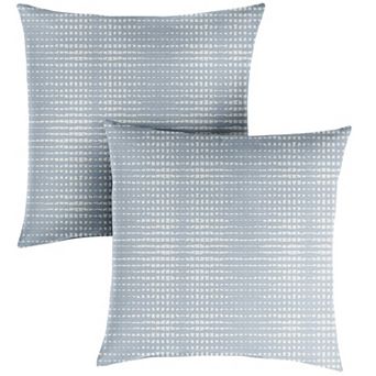 Sorra Home Outdoor/Indoor Knife Edge Pillow 2 pc Set - 24 x 24