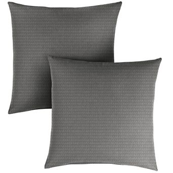Sorra Home Outdoor/Indoor Knife Edge Pillow 2 pc Set - 24 x 24