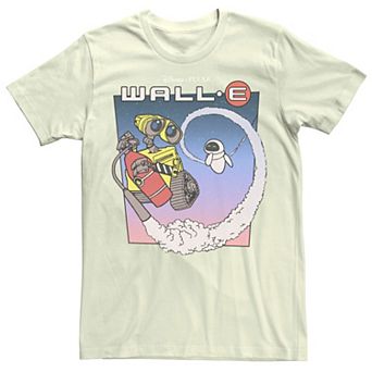 Men's Disney Pixar Wall-E Fly Eve Retro Distressed Tee