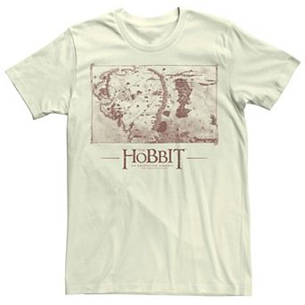 Men's The Hobbit Middle Earth Map Tee