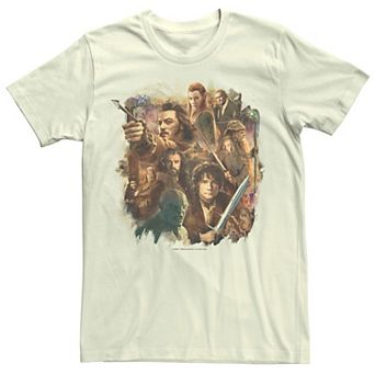 Men's The Hobbit Cast Headshots Tee
