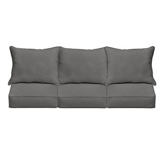 Sorra Home Outdoor/Indoor Deep Seating Pillow and Cushion Set - 22.5 x 22.5