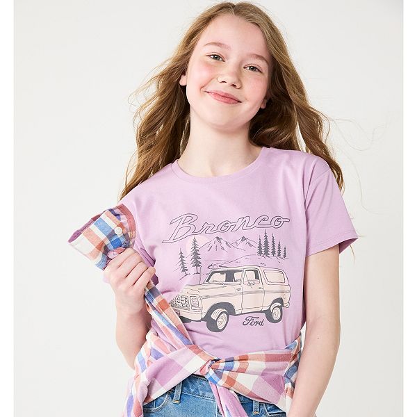 Girls 6-16 Ford Bronco Graphic Tee in Regular & Plus Size, Girl's, Size:  Medium PLUS, Drk Purple - Yahoo Shopping