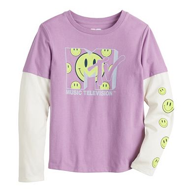 Girls 6-16 MTV Skater Graphic Tee in Regular & Plus Size