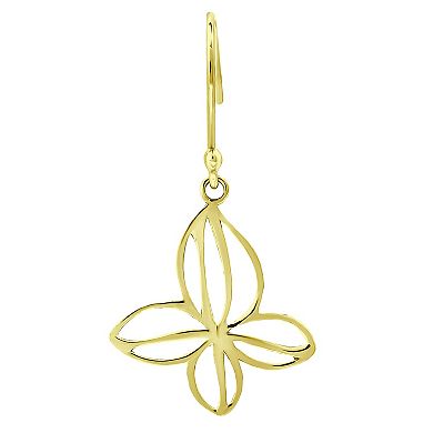 Aleure Precioso Freeform Drop Fishhook Earrings