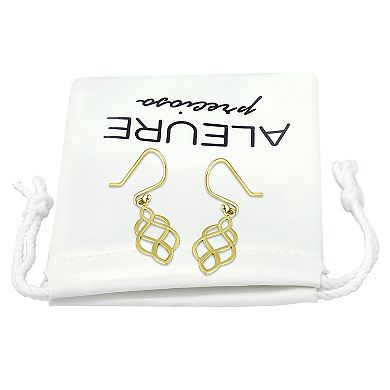 Aleure Precioso Infinity Drop Fishhook Earrings