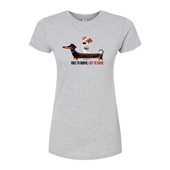 Juniors' Secret Life of Pets First Arrive Graphic Tee