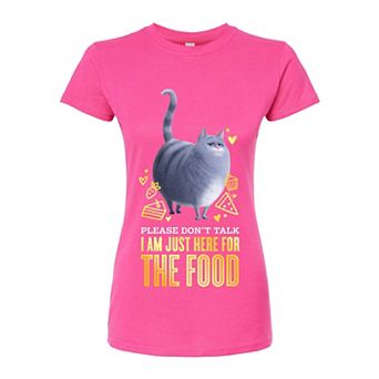 Juniors' Secret Life of Pets Please Don't Fitted Graphic Tee