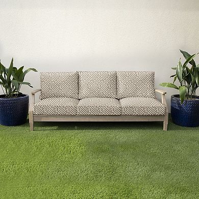 Sorra Home Outdoor/Indoor Deep Seating Sofa Cushion Set -29 x 27