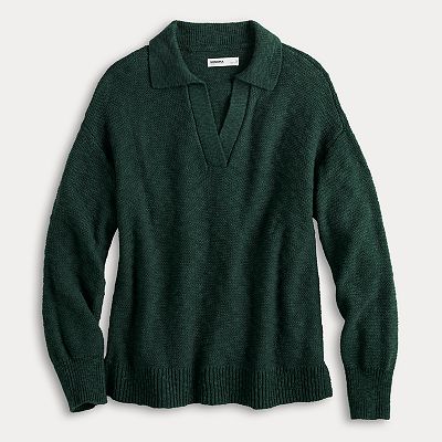 Women s Sonoma Goods For Life Collared Pullover Sweater