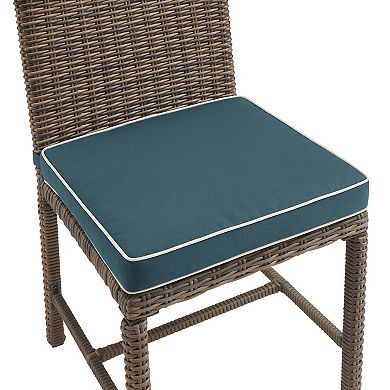 Crosley Bradenton Outdoor Wicker Dining Chair 2-piece Set