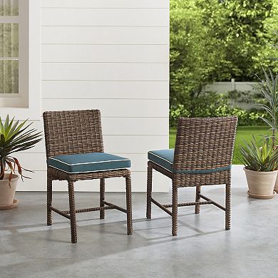 Crosley Bradenton Outdoor Wicker Dining Chair 2-piece Set