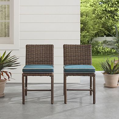 Crosley Bradenton Outdoor Wicker Dining Chair 2-piece Set
