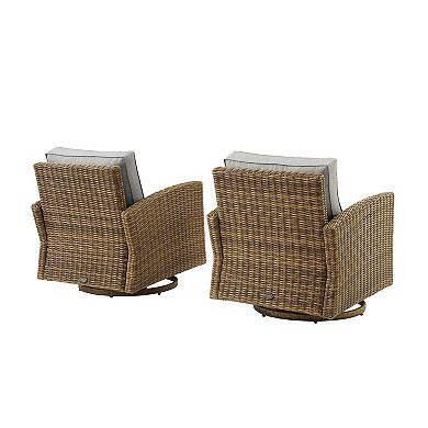 Crosley Bradenton Swivel Rocking Patio Chair 2-piece Set