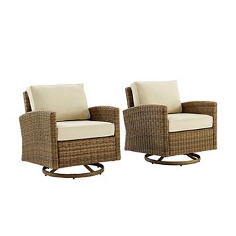 Crosley Bradenton Swivel Rocking Patio Chair 2 pc Set