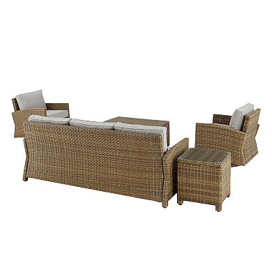 Crosley Bradenton Swivel Rocker & Sofa Set