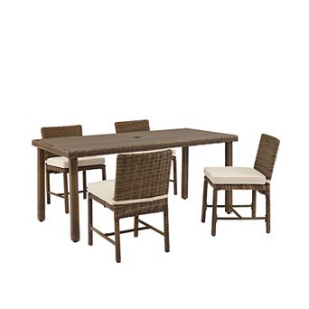 Crosley Bradenton Outdoor Wicker Dining 5 pc Set