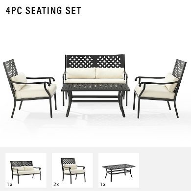 Crosley Alistair Patio Conversation 4-Piece Set