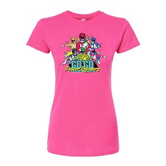 Juniors' Power Rangers GoGo Fitted Graphic Tee