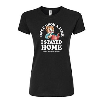 Juniors' Once Upon A Time Fitted Graphic Tee