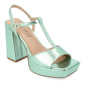 Journee Parson Women's Block Heel Sandals