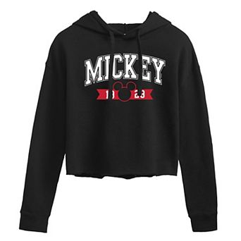 Disney's Mickey Mouse Juniors' 1928 Cropped Hoodie