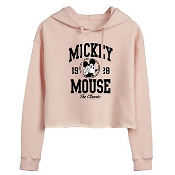 Disney's Mickey Mouse Juniors' Cropped Hoodie