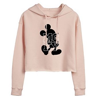 Disney's Mickey Mouse Juniors' Cropped Hoodie