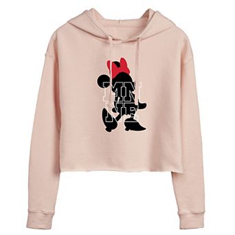 Disney's Minnie Mouse Juniors' Cropped Hoodie